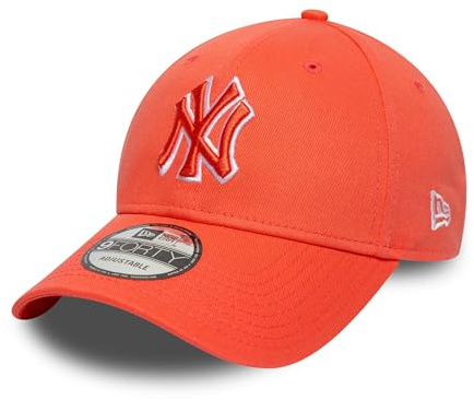 New Era New York Yankees 9Forty Cap Orange Weiß - One-Size