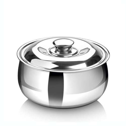 SIGNORA WARE Large Insulated Casserole Dish with Lid 3000ml. Stainless steel Hot Pot Food Warmer/Cooler -Thermal Soup/Salad Serving Bowl Stainless Steel Hot Food ContainerâBest Gift Set for Moms