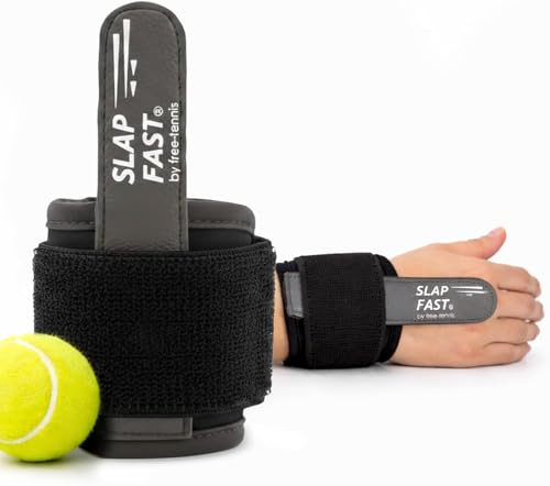 FREE TENNIS slap fast | tennis training aid for racket head speed, wrist release & timing, serve forehand backhand practice |Professional solo tennis trainertool | tennis swing tool
