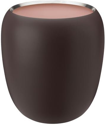 Stelton Ora Vase - groß - dark powder / powder