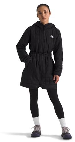 The North Face Women's Junction Insulated Parka - Winter Jacket, Insulated, Water Repellent Finish & Secure Zip Hand Pockets, TNF Black, X-Small