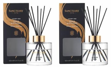 2 x Sanctuary Spa Luxury Oud Reed Diffuser 160ml