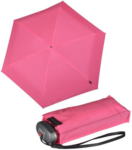 Knirps Mini Taschenschirm Travel neon pink