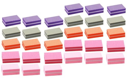 FRCOLOR 2 Sätze Nagelfeilen Für Naturnägel Fake Nails Nagelpilzmittel Cleanser Nail Finger Nägel Nail Files Drücken Datei Uv Nagelkunst-pufferblöcke Nagelstreifen Aus Schwamm 50 Stück * 2