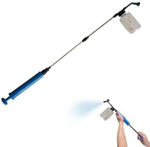 Mihauuke Aplicador De Polvo para Jardín - Esparcedor De Polen - Herramienta De Polinización Ajustable para Frutales Hortalizas Perales Fresas Flores Kiwis - para Principiantes Y Familias