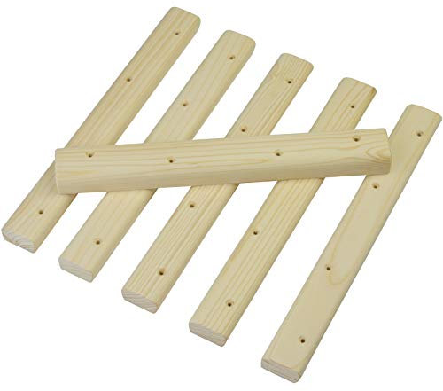 ALPIDEX 6 x Trainingsleiste für Campusboard Campusleiste - Größe S, M, L oder XL, Größe:M