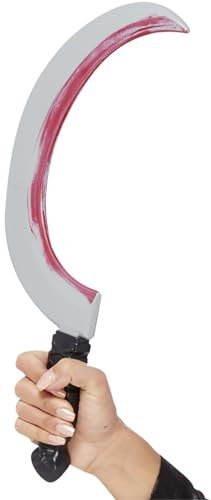Smiffys Épée faucille, avec tache de sang, 43cm/ 17in Halloween