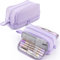 TZEKING Federmäppchen Große Kapazität,4 Fächer Pencil Cases,Mäppchen Mädchen Teenager,Pencil Case,Mäppchen Reißverschluss,Mädchen Mäppchen,Langlebig Federtaschen,Schreibwaren Stifttasche Tragbare