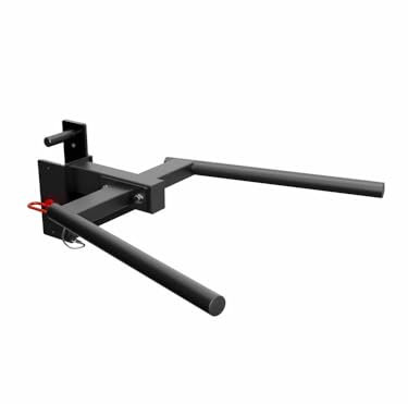 ATLETICA Barra de inmersión R8, uno de los ejercicios de tórax y tríceps más eficaces | 13 kg | Soporta hasta 600 kg | Para todos los tamaños de cuerpo