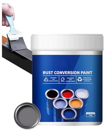 Pintura convertidora de óxido resistente a la intemperie para metal, convertidor de óxido para metal, pintura de conversión de óxido 4 en 1 para metal, pintura industrial antioxidante a base de agua