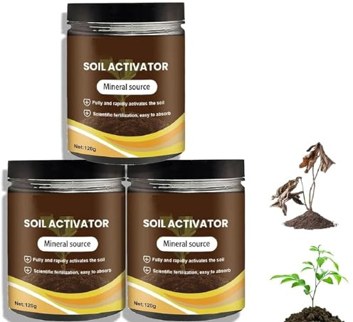 Soil Pro Activator, Attivatore Naturale Del Suolo Per Una Decomposizione Più Rapida, Stimolatore Della Salute Del Terreno Per Fiori E Piante (3pcs)