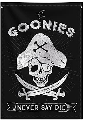 Grupo Erik: Wall Scroll The Goonies | Poster tela da parete, 70 x 100 cm, resistente e facile da appendere - Poster film goonies, i goonies poster da parete, wall art decor