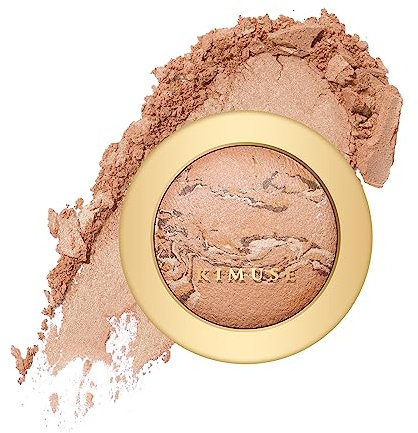 KIMUSE Lighting Glow Baked Foundation, Fondotinta in Polvere, Brighten Color, Color Corrector, Coprenza Modulabile, Dona una Pelle Protetta e Uniforme