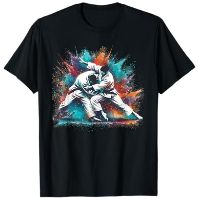 Colorful Judo Martial Artist Martial Arts T-Shirt