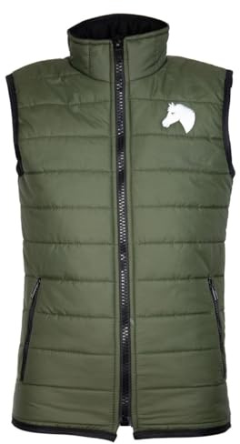 MS-Trachten Kinder Winter Reitweste Steppweste Winterweste Moni Oliv (146-152)