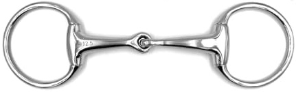 Equine Smile ES0116 Olive Head Bit Simple Broken Stainless Steel Ring Diameter 70 mm Bit Thickness 18 mm (13.5 cm)