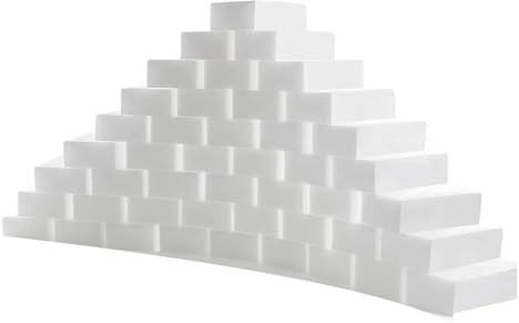 50pcs Multifunzionale Scrub Spugne Texture Scratch Proof Design per Elettronica Mobili Rimozione Melamina Pad Pulizia
