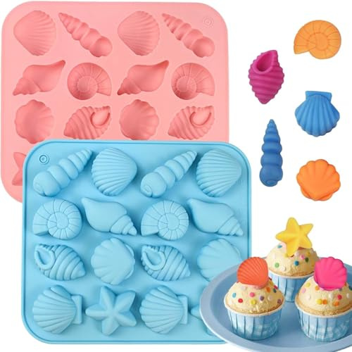 Stampi Per Cioccolato,Stampi in silicone per Caramelle,Formine Antiaderenti per Fare Gommose,Caramelle,Cioccolato e Piccoli Cubetti di Ghiaccio (colore B)