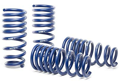 H&R Lowering Springs compatible with Ford Mustang Convertible/Coupé 2.3l EcoBoost + GT V8 2018- FA25-30/RA25-30mm