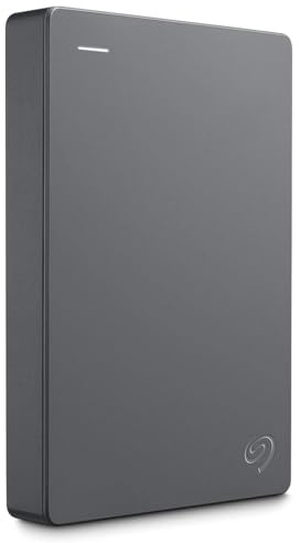 Seagate Basic - Disco Duro Externo (5000 GB, Color Plateado
