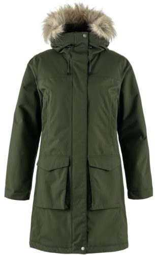 Fjällräven Damen Nuuk Lite Parka, Deep Forest, XL