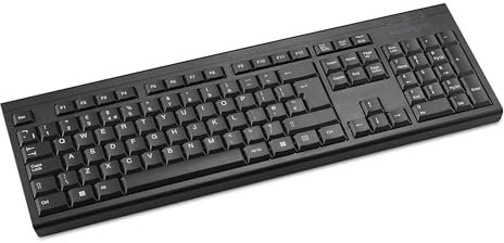 Kensington KB150 EQ Wireless Keyboard, QWERTY, Compatible with Windows and MacOS, Full-Size and Spill-Proof Design, Composed of 64% Post-Consumer Recycled Content* (K75561UK)