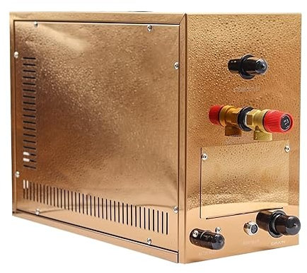 Calentador de sauna, Generador de automático de acero inoxidable de 9kw, máquina de baño de for sala de Sauna con descalcificación automática for controlador Digital de sala de Spa para hogar, hotel,