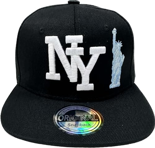 J26 - NY Barnbasebollkeps med snapback-stängning, NY SL, Ett Storlek