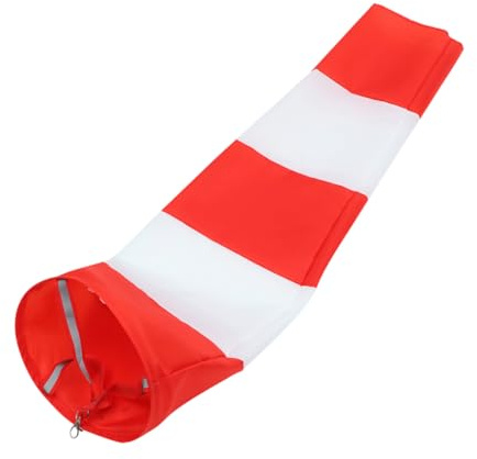 HYTROVE Manga De Viento para Exterior Reflectante De Color Naranja Resistente Al Agua Hecho De Oxford Decoración para Jardín y Indicador De Dirección del Viento