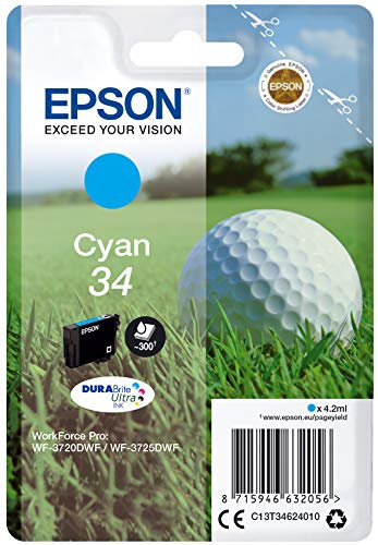 Epson C13T34624020 Standard Original Inkjet Cartridges - Cyan