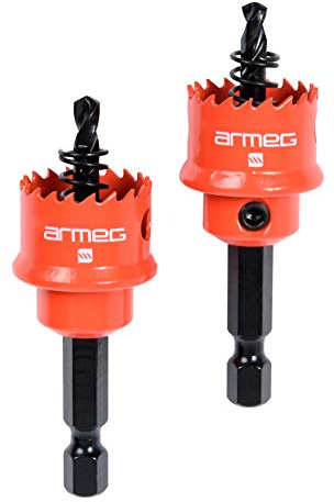 Armeg SSH20TP 20mm Acceler8% Sheet Steel Holesaw Twin Pack, Metal