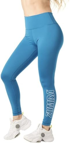 Zumba Damen Soft, Blauer Blitz, X-Klein