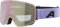 Alpina PENKEN - Verspiegelte, Kontrastverstärkende & Polarisierte OTG Skibrille Mit 100% UV-Schutz Für Erwachsene, white-lilac matt, One Size
