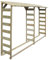 Homgoday Feuerholz-Lagerschuppen Brennholzlager Kaminholzunterstand Kaminholzregal Brennholz-Unterstand Brennholzregal Kaminholzschrank Holzunterstand 300×44×176 cm