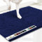 Muddy Mat® AS-SEEN-ON-TV Highly Absorbent Microfiber Dog Door Mat and Pet Rug, Non Slip Thick Washable Area and Bath Mat Soft Chenille for Kitchen Bathroom Bedroom and Indoor - Navy Blue Small 28X18