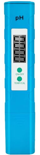 PH Meter, LCD Digital PH Tester, 0.01PH High-Precision Water Quality Tester with ATC for Hydroponics, Aquarium, Drink Water and Swimming Pool (0-14 PH Measurement Range)