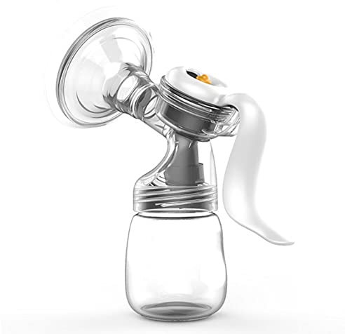 DSP-856 Tire-lait manuel à une main pour l'allaitement avec biberon de lait de 150 ml, grand angle de 110 ° en silicone