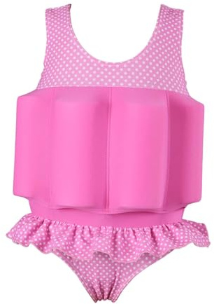 Générique Maillot de Bain avec Flotteur pour Fille bébé Maillots de Bain Flottants Flottabilité réglable Protection Combinaison Flottante à Flottabilité pour sécurité Confiance Aide à la (3-4 Years)