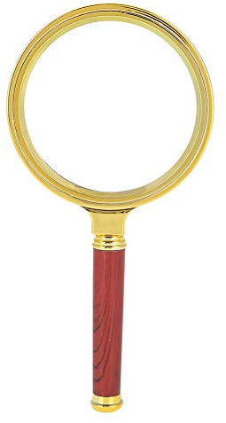 Loupe à Main, Loupe 6X Extra Large, Loupe éclairée pour Lire des Livres des Journaux et des Cartes Loupe Géante Grande Loupe