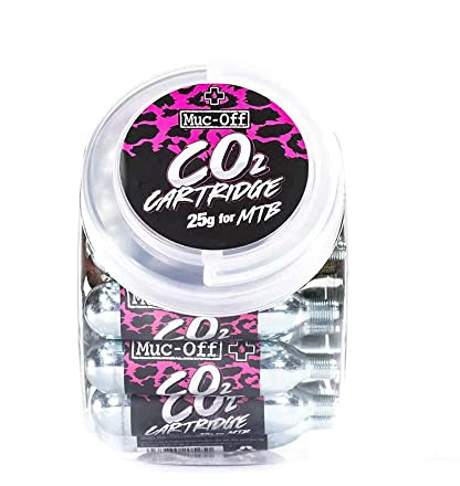 CAJA MUC-OFF CARTUCHO CO2 25 g (25 UNIDADES)