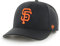 '47 MLB San Francisco Giants Cold Zone MVP DP Unisex-Baseballkappe, Verstellbar, Hochwertiges Design, Orange Logo, Black