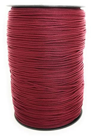 CORDONCINO THAI PER BORSE ALL' UNCINETTO ROCCA 500GR VARI COLORI (BORDEAUX 26)