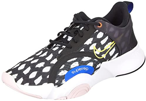 Nike Herren M Superrep Go 2 Sneaker, Black Yellow Strike White Racer Blue, 42 EU