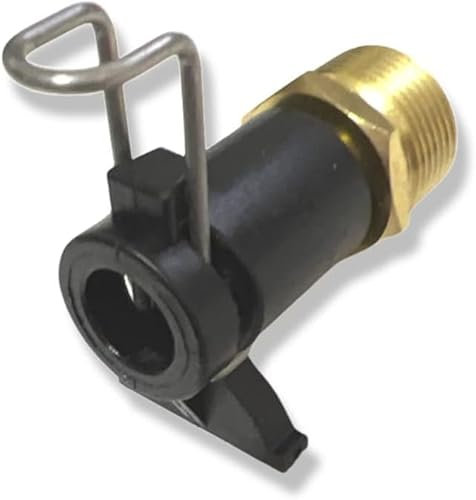 M&M Smartek Adaptador de alta presión para manguera/convertidor para limpiadores de alta presión compatible con/como Kärcher, Black & Decker, Nilfisk G1/4 o con M22 IG (opción C para Bosch/Parkside y
