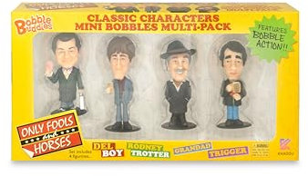 Sporting Profiles Only Fools and Horses Mini Bobble Buddies bobblehead Figures Set 2 Delboy Rodney Grandad Trigger