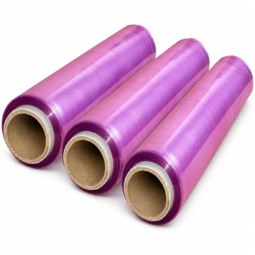 Various Film Transparente Alimentario Profesional, Pack de 3 Rollos 30 cm x 300 m, Papel Film Plástico Resistente para Cocina, Hostelería, Catering, Industria y Tatuajes