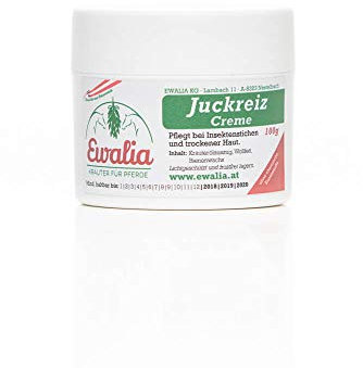 Ewalia NEU Juckreiz-Creme für Pferde - Intensive Hautberuhigung & natürliche Regeneration, mit Tierärzten entwickelt, 100% Natur pur, frei von Zusätzen, zertifizierte Inhaltsstoffe - 100ml