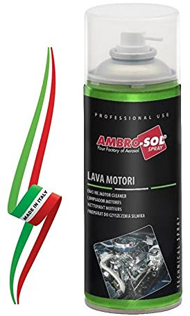 Lava Motori Spray AD Alto Potere SOLVENTE DISINCROSTANTE 400ml AMBRO-sol