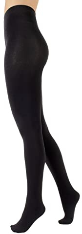 Cette PACK 1/2 PARES– Medias Térmicas, Pantis Tupidos, Panti Medias con Forro Polar, Medias Invernales | 300 DEN | NEGRO | S/M, M/L, L/XL, XXL (M-L, Negro)