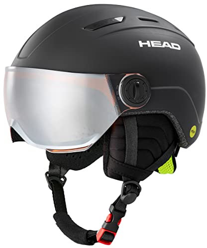 HEAD Unisex Jugend Mojo Visor Mips Skihelm, Schwarz, XS-S EU